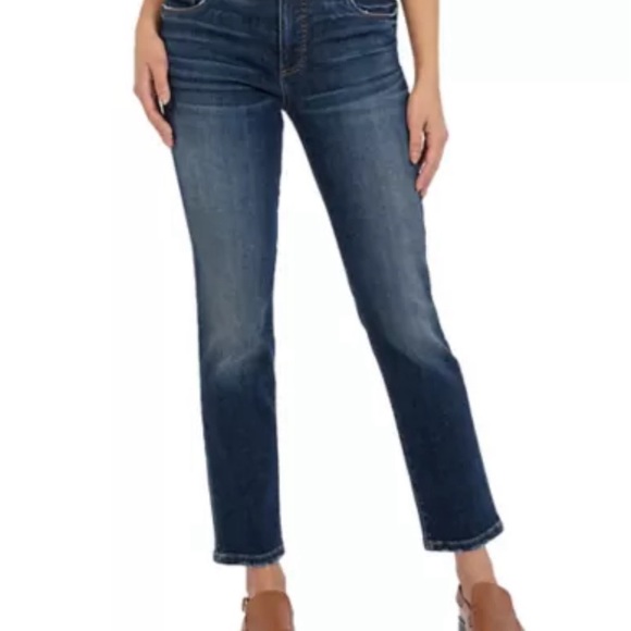 Women's KUT from the Kloth Reese Fab Ab Slim Fit Straight Jeans - Picture 4 of 9